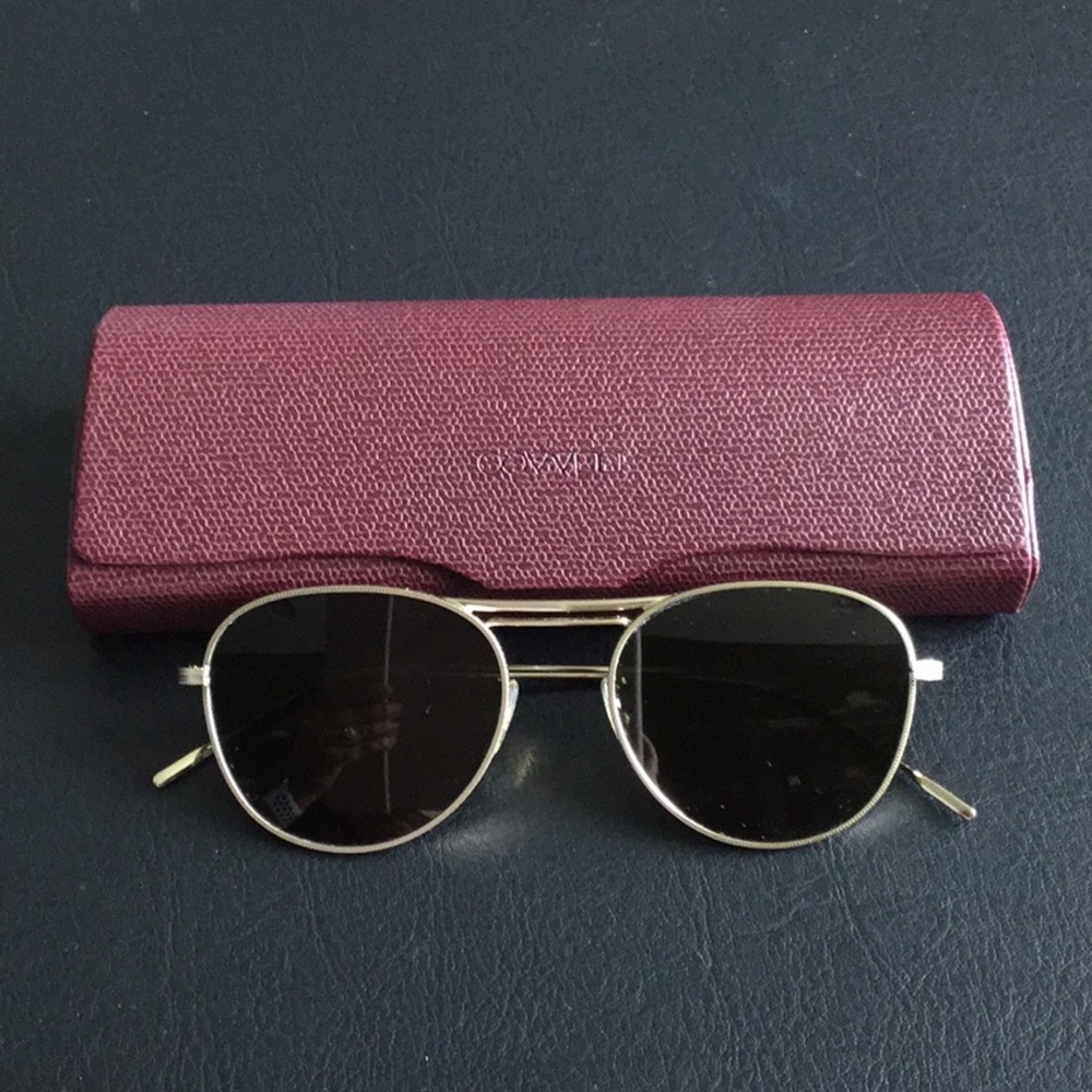 Oliver Peoples Cade 52MM Aviator Sunglasses